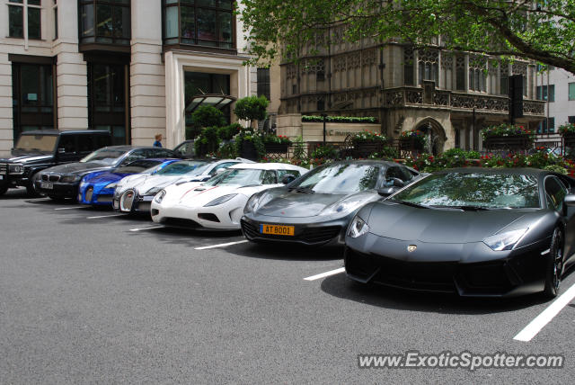 Lamborghini Aventador spotted in London, United Kingdom