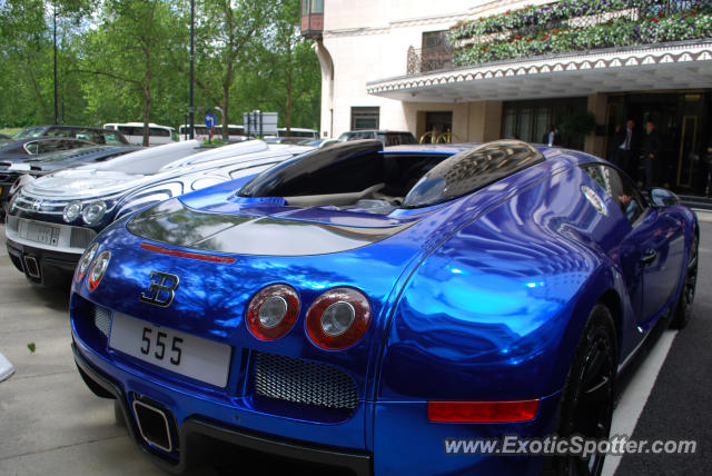 Bugatti Veyron spotted in London, United Kingdom