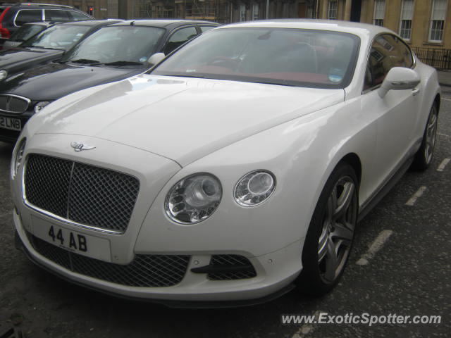 Bentley Continental spotted in Edinburgh, United Kingdom