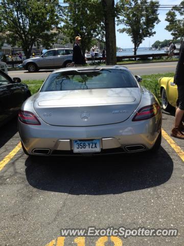 Mercedes SLS AMG spotted in Greenwich, Connecticut