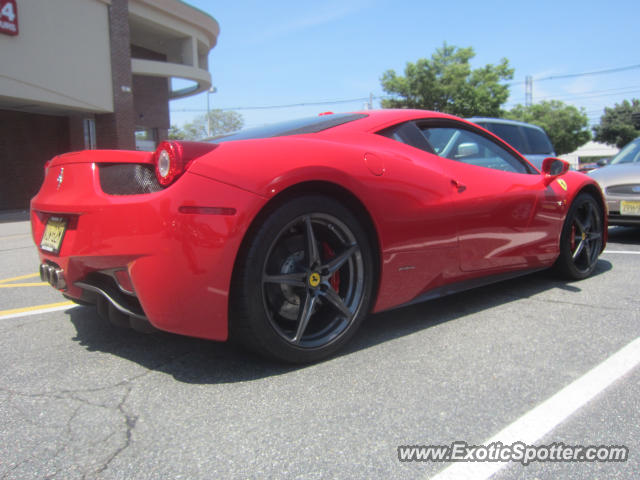 Ferrari 458 Italia spotted in Caldwell, New Jersey