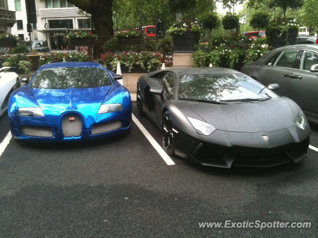 Lamborghini Aventador spotted in London, United Kingdom