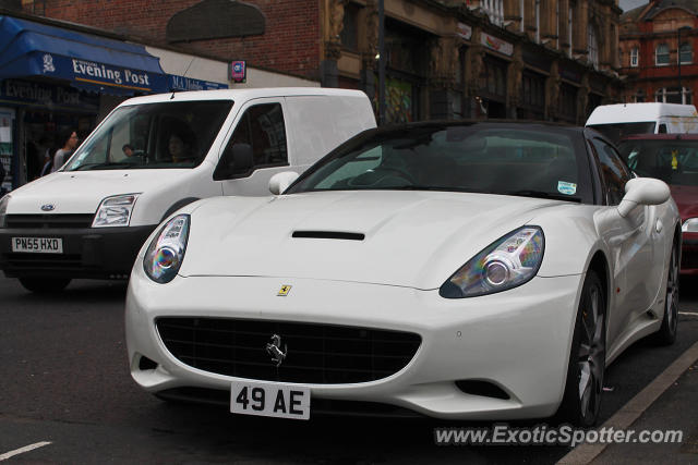 Ferrari California spotted in Leeds, United Kingdom