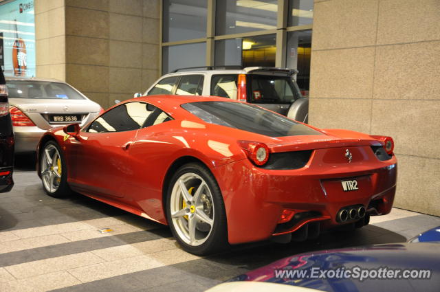 Ferrari 458 Italia spotted in Bukit Bintang KL, Malaysia