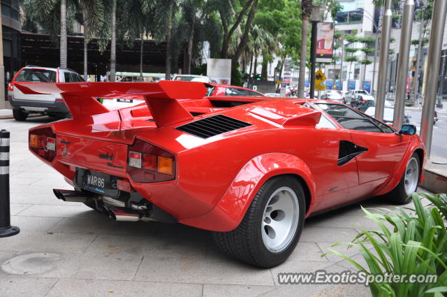 Lamborghini Countach spotted in Bukit Bintang KL, Malaysia