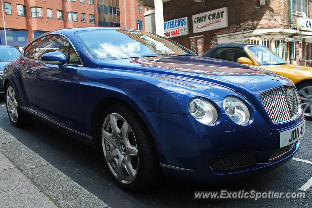 Bentley Continental spotted in Leeds, United Kingdom