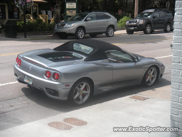 Ferrari 360 Modena spotted in Banner Elk, North Carolina