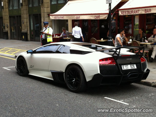 Lamborghini Murcielago spotted in London, United Kingdom