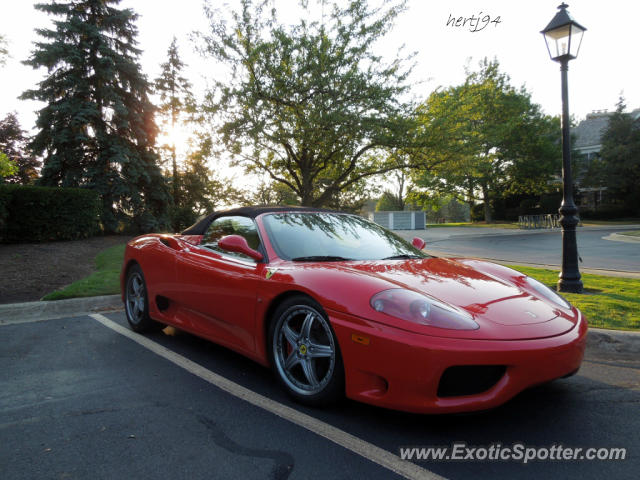 Ferrari 360 Modena spotted in Barrington, Illinois