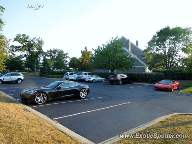 Fisker Karma spotted in Barrington, Illinois