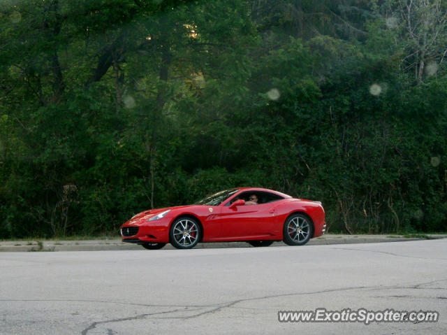 Ferrari California spotted in Barrington, Illinois