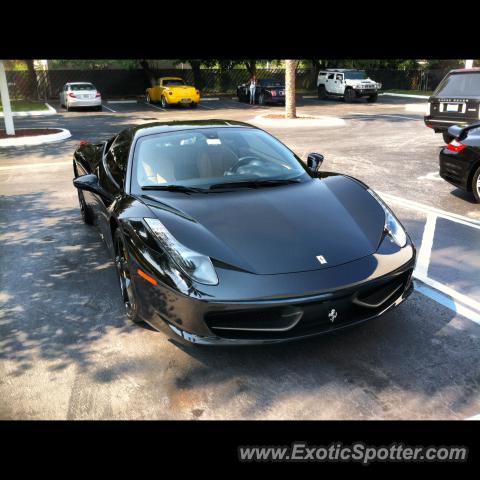 Ferrari 458 Italia spotted in Ft. Lauderdale, Florida