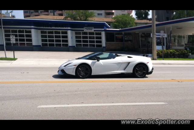 Lamborghini Gallardo spotted in Ft. Lauderdale, Florida