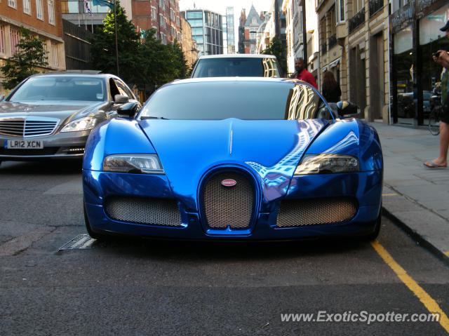 Bugatti Veyron spotted in London, United Kingdom