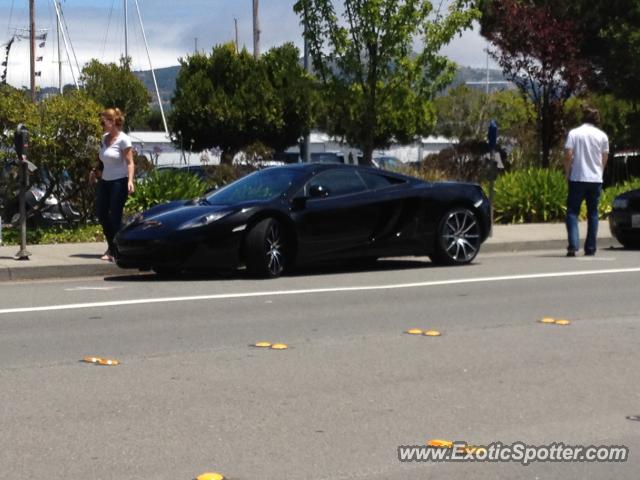 Mclaren MP4-12C spotted in Sausalito, California