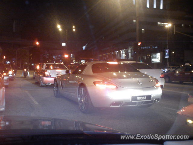 Mercedes SLS AMG spotted in Kuala Lumpur, Malaysia