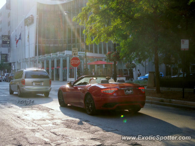 Maserati GranCabrio spotted in Chicago, Illinois