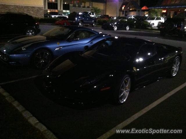 Ferrari 458 Italia spotted in Mt pocono, Pennsylvania