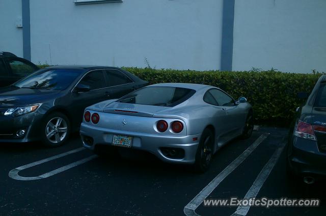 Ferrari 360 Modena spotted in Coral Springs, Florida