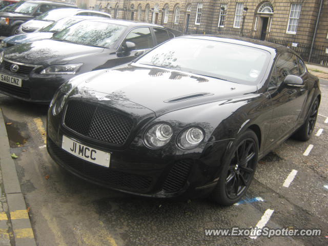 Bentley Continental spotted in Edinburgh, United Kingdom