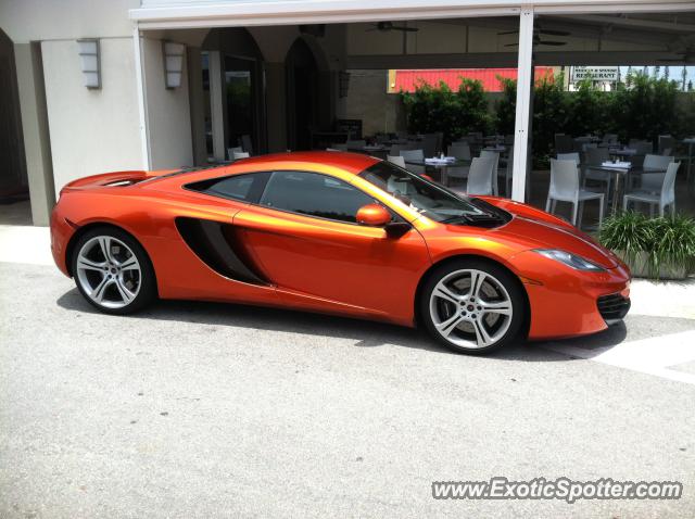 Mclaren MP4-12C spotted in Ft. Lauderdale, Florida