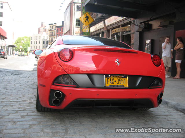 Ferrari California spotted in Manhattan, New York