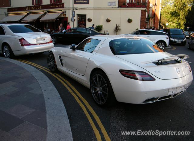 Mercedes SLS AMG spotted in London, United Kingdom