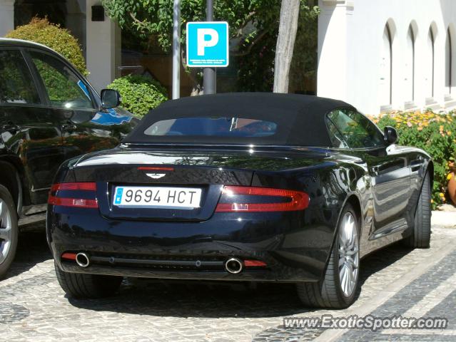 Aston Martin DB9 spotted in Praia da Falesia, Portugal