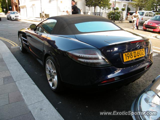 Mercedes SLR spotted in London, United Kingdom