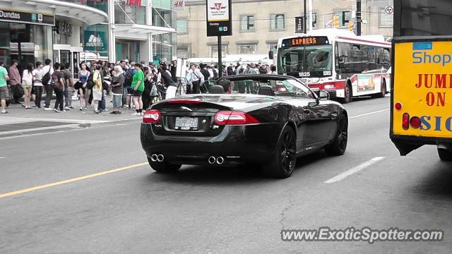 Jaguar XKR-S spotted in Toronto, Canada