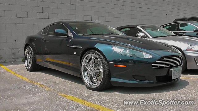 Aston Martin DB9 spotted in Toronto, Canada