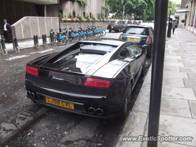 Lamborghini Gallardo spotted in London, United Kingdom