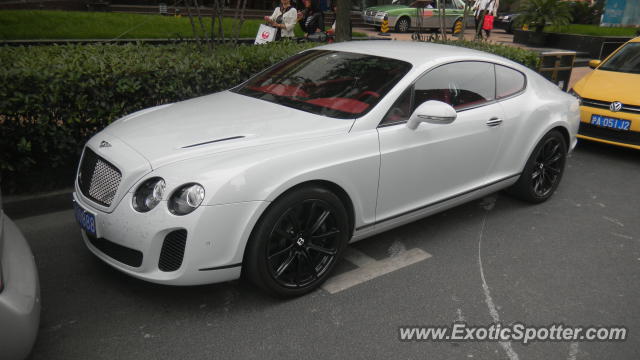 Bentley Continental spotted in SHANGHAI, China