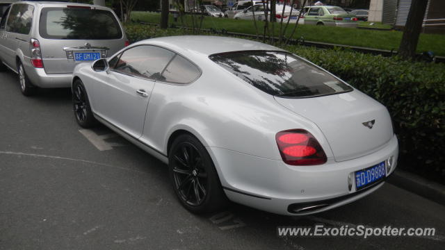 Bentley Continental spotted in SHANGHAI, China