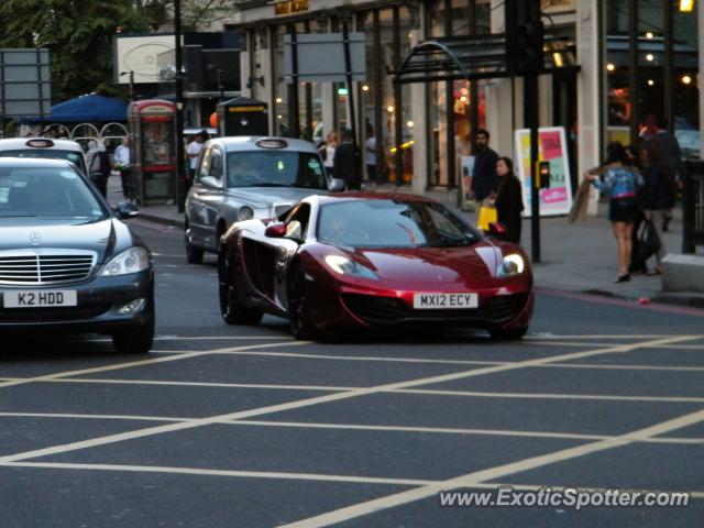 Mclaren MP4-12C spotted in London, United Kingdom