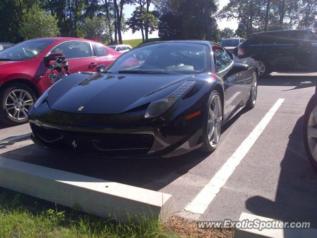 Ferrari 458 Italia spotted in Ancaster, Canada