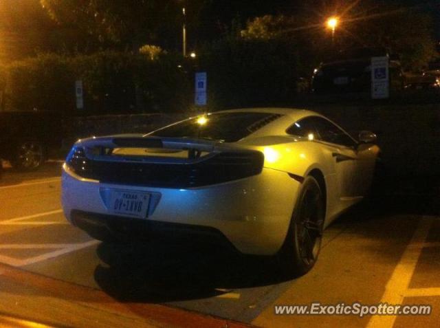 Mclaren MP4-12C spotted in Dallas, Texas