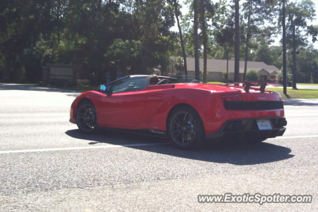 Lamborghini Gallardo spotted in Kenner, Louisiana