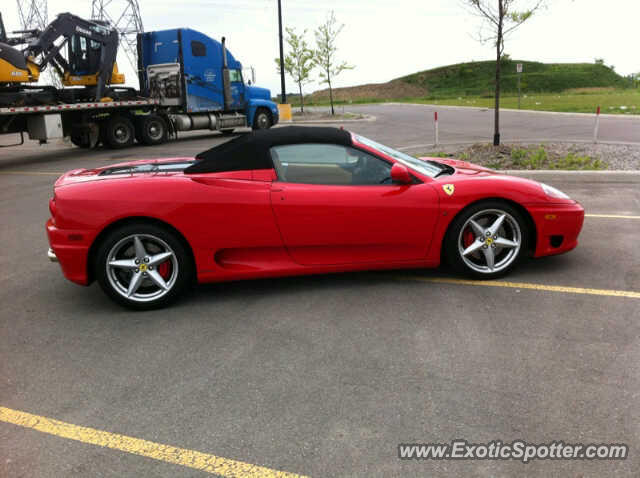 Ferrari 360 Modena spotted in Niagara Falls, Canada