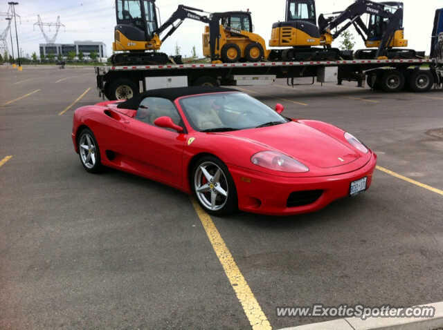 Ferrari 360 Modena spotted in Niagara Falls, Canada