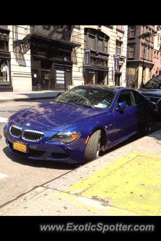 BMW M6 spotted in Manhattan, New York