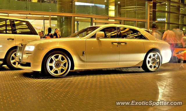 Rolls Royce Ghost spotted in Abu dhabi, United Arab Emirates