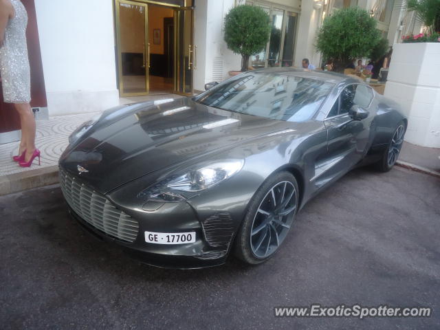 Aston Martin One-77 spotted in Cannes, France