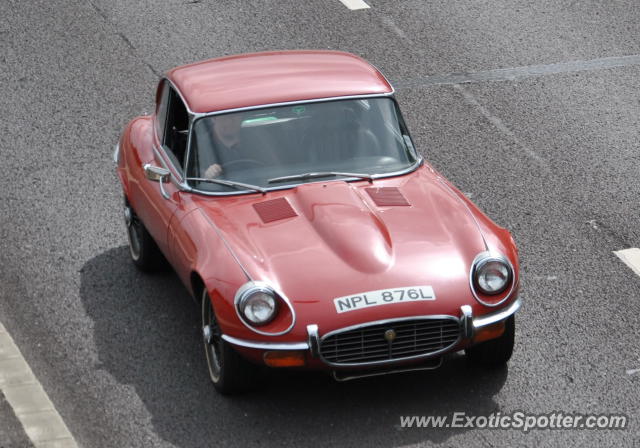 Jaguar E-Type spotted in London, United Kingdom