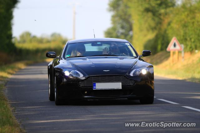 Aston Martin Vantage spotted in Le Vigeant, France