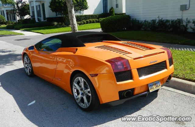 Lamborghini Gallardo spotted in Celebration, Florida