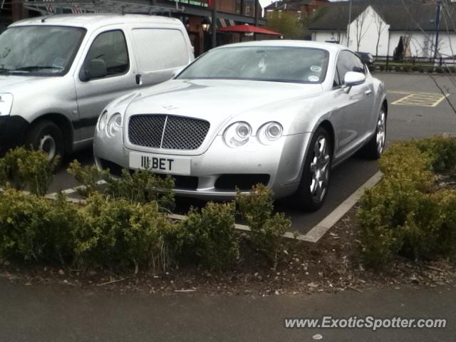 Bentley Continental spotted in I cant remember, United Kingdom