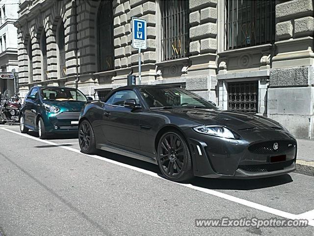 Jaguar XKR-S spotted in Zurich, Switzerland