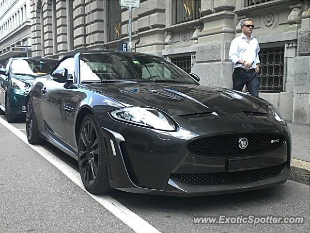 Jaguar XKR-S spotted in Zurich, Switzerland