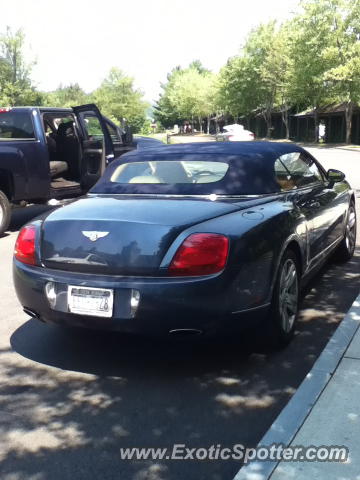 Bentley Continental spotted in Lake George, New York